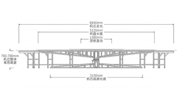 大型電動(dòng)餐桌機(jī)芯